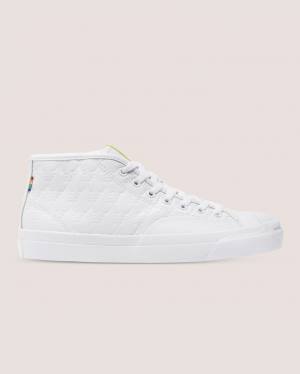 Zapatillas Altas Converse Alexis Sablone Pride Jack Purcell Pro Blancas | CV-107ORS