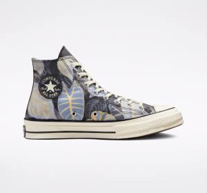 Zapatillas Altas Converse Chuck 70 Tropical Leaf Negras | CV-038PGY