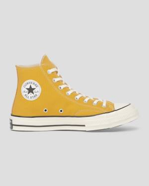 Zapatillas Altas Converse Chuck 70 Vintage Lona Amarillo | CV-269AQD