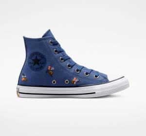 Zapatillas Altas Converse Chuck Taylor All Star We Are Stronger Together Azules Indigo | CV-465LFU