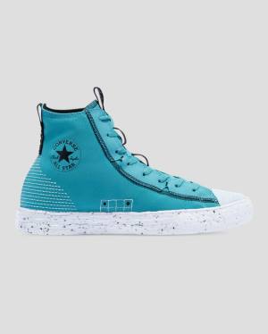 Zapatillas Altas Converse Chuck Taylor All Star Crater Renew Knit Azules | CV-730QHZ