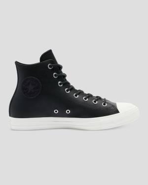 Zapatillas Altas Converse Chuck Taylor All Star Seasonal Cuero Negras | CV-746HCG