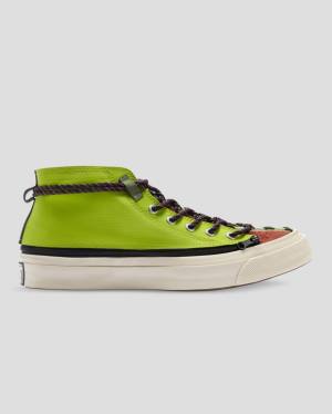 Zapatillas Altas Converse Deck Star Zip Verde | CV-216ZSU