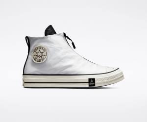 Zapatillas Altas Converse Joshua Vides Chuck 70 Blancas Negras | CV-637NXL