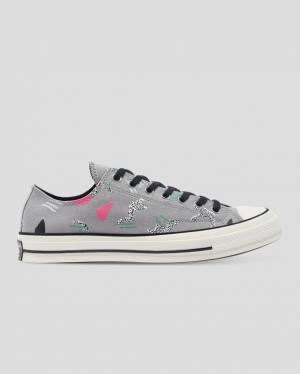 Zapatillas Bajas Converse Chuck 70 80s Archive Print Gris | CV-219NLF