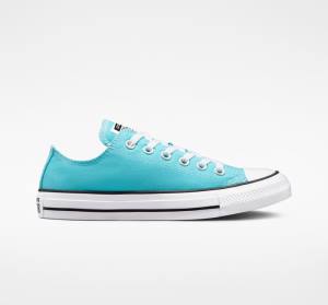 Zapatillas Bajas Converse Chuck Taylor All Star Seasonal Color Azules Blancas Negras | CV-346KWG