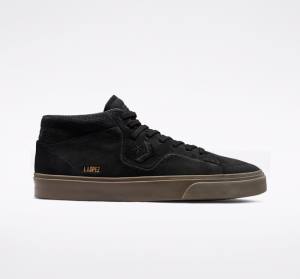 Zapatillas Skate Converse CONS Louie Lopez Pro Nubuck Cuero Negras Marrones Claro | CV-230LAO