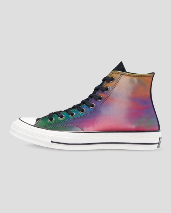 Zapatillas Altas Converse Chuck 70 Iridescent Negras | CV-923UGY