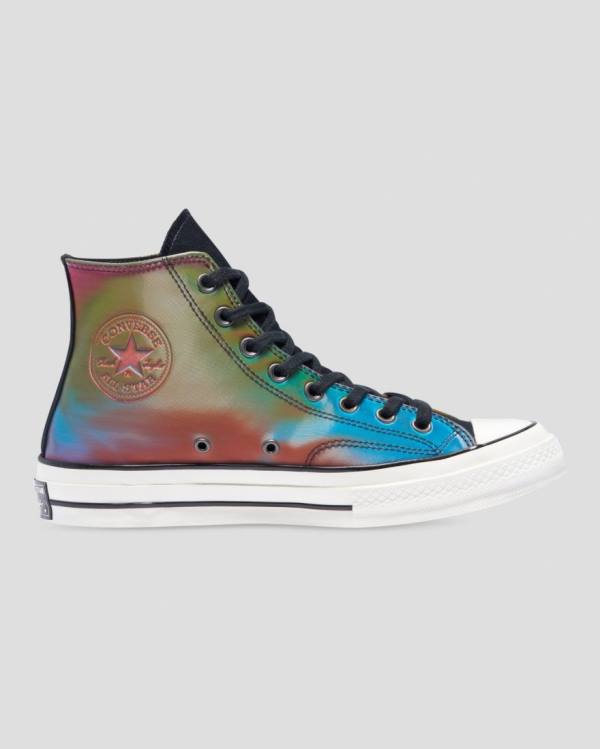 Zapatillas Altas Converse Chuck 70 Iridescent Negras | CV-923UGY