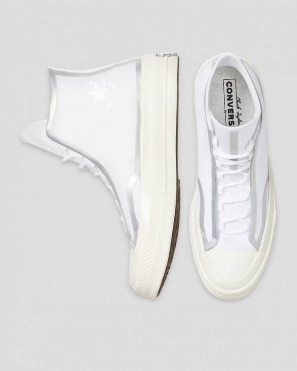 Zapatillas Altas Converse Chuck 70 Tape Seam Blancas | CV-597GQL