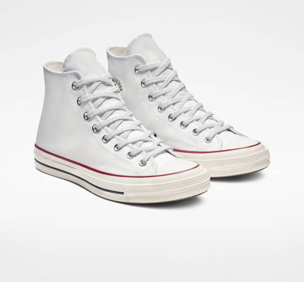 Zapatillas Altas Converse Chuck 70 Vintage Lona Blancas | CV-016OFI