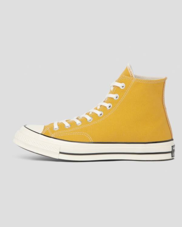 Zapatillas Altas Converse Chuck 70 Vintage Lona Amarillo | CV-346PAK