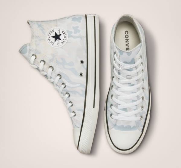 Zapatillas Altas Converse Chuck Taylor All Star Split Panel Camo Blancas Gris | CV-019USP