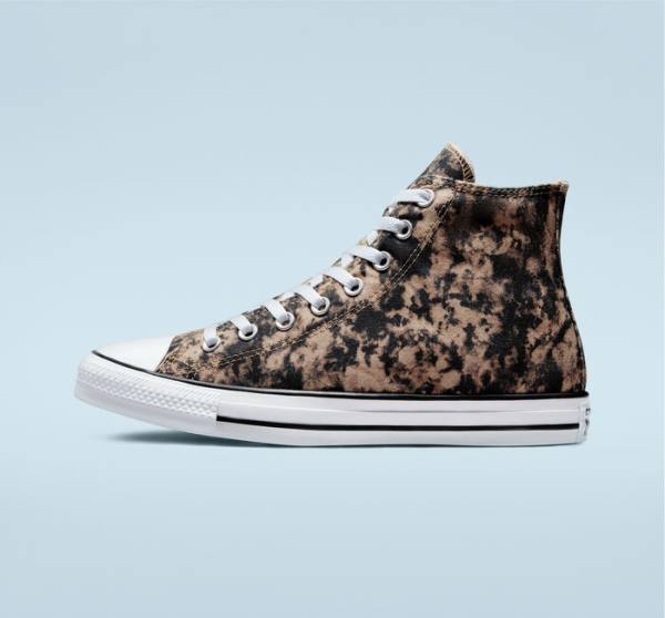 Zapatillas Altas Converse Chuck Taylor All Star Dip Dye Negras Blancas | CV-108GKS