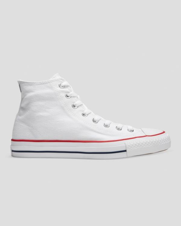 Zapatillas Altas Converse Chuck Taylor All Star Pro Lona Blancas | CV-153YPD