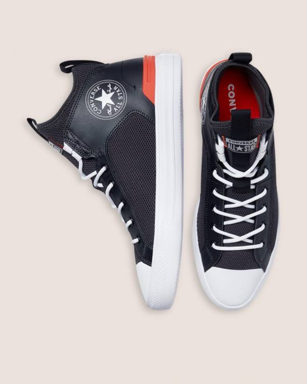 Zapatillas Altas Converse Chuck Taylor All Star Summer Daze Ultra Negras | CV-154PWD