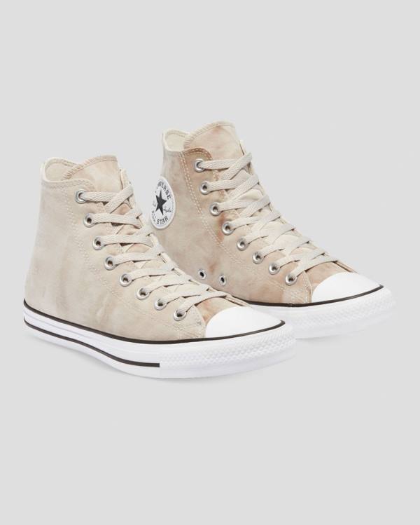 Zapatillas Altas Converse Chuck Taylor All Star Summer Daze Wash Kaki | CV-165BOE