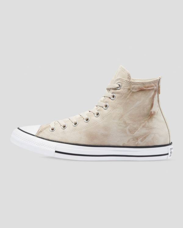 Zapatillas Altas Converse Chuck Taylor All Star Summer Daze Wash Kaki | CV-165BOE