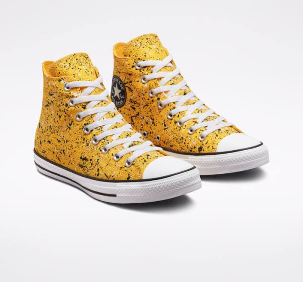 Zapatillas Altas Converse Chuck Taylor All Star Archive Paint Splatter Blancas | CV-185HKO