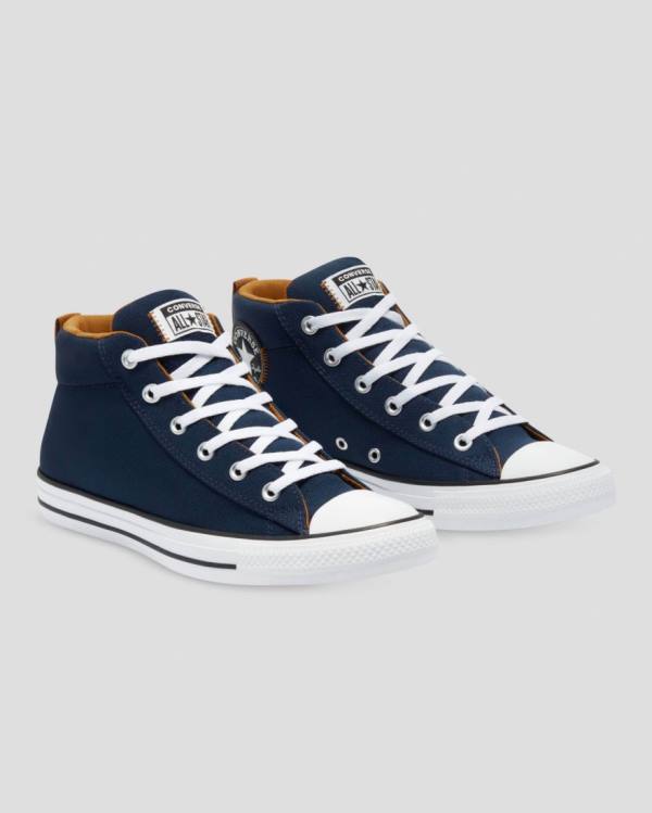 Zapatillas Altas Converse Chuck Taylor All Star Calle Azules | CV-204WLP