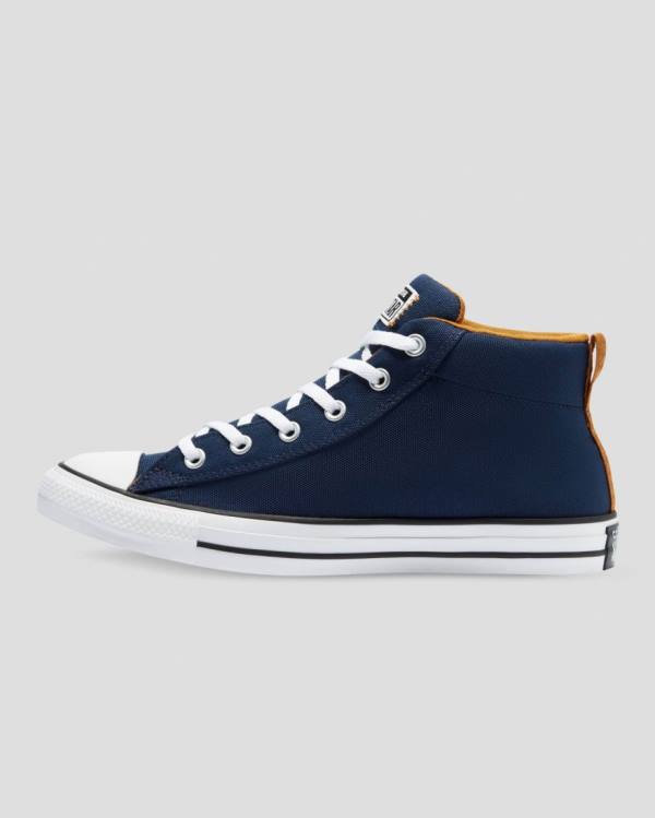 Zapatillas Altas Converse Chuck Taylor All Star Calle Azules | CV-204WLP