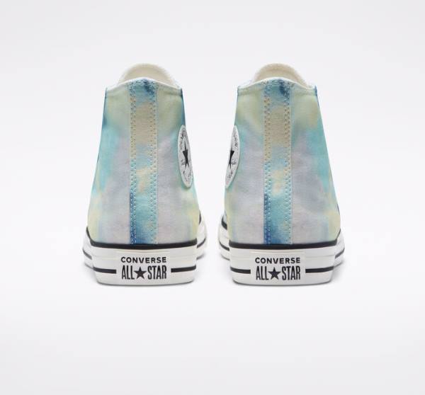 Zapatillas Altas Converse Chuck Taylor All Star Tie-Dye Multicolor Negras | CV-215FCK