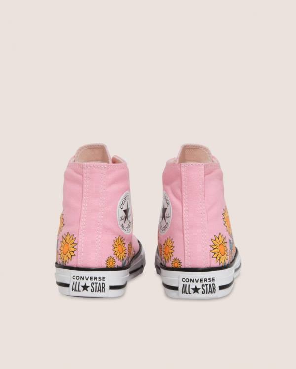 Zapatillas Altas Converse Chuck Taylor All Star Sunflower Print Rosas | CV-249JKX