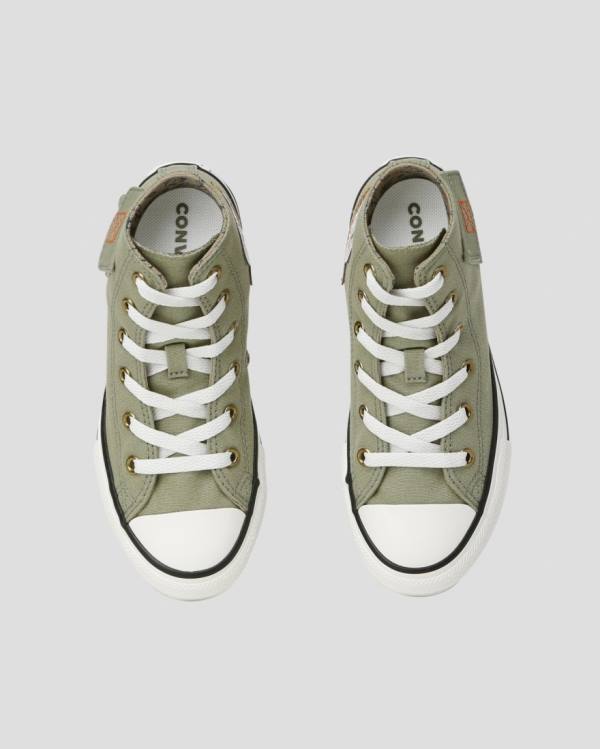 Zapatillas Altas Converse Chuck Taylor All Star Pocket Camp Verde | CV-563KMC