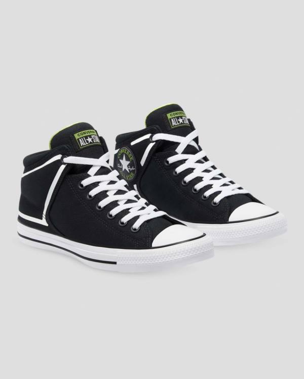 Zapatillas Altas Converse Chuck Taylor All Star High Calle Dramatic Nights Negras | CV-569DYW