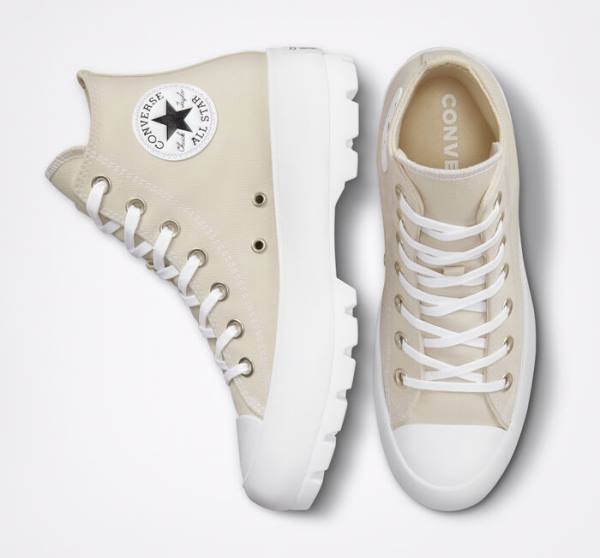 Zapatillas Altas Converse Chuck Taylor All Star Lugged Seasonal Color Marrones Blancas Negras | CV-598BRX