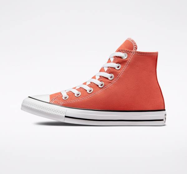 Zapatillas Altas Converse Chuck Taylor All Star Seasonal Color Naranjas | CV-617CVY