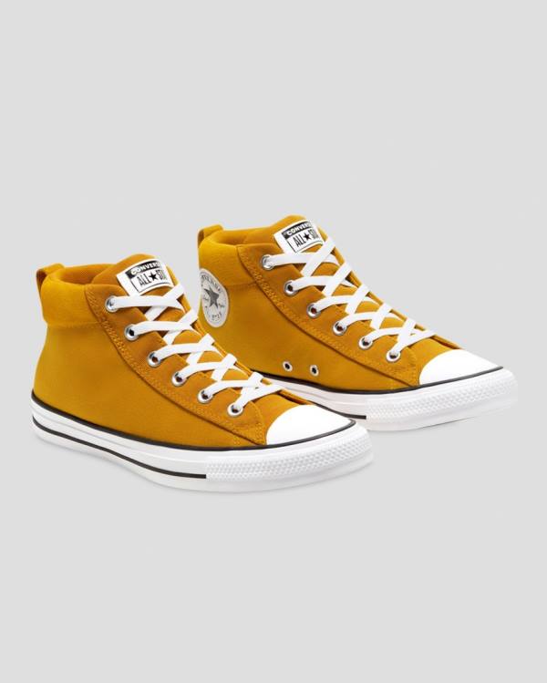 Zapatillas Altas Converse Chuck Taylor All Star Calle Mix And Match Amarillo | CV-643UVN