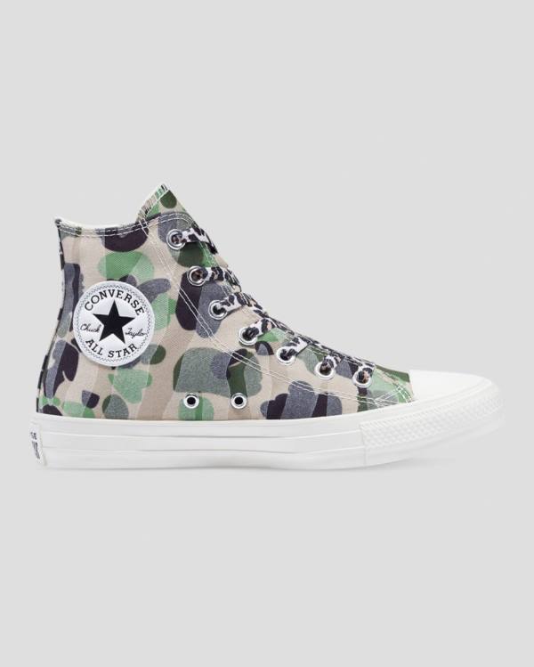 Zapatillas Altas Converse Chuck Taylor Archive Print Camuflaje | CV-692DMQ