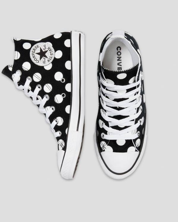 Zapatillas Altas Converse Chuck Taylor All Star Glitter Shine Negras | CV-964ISZ