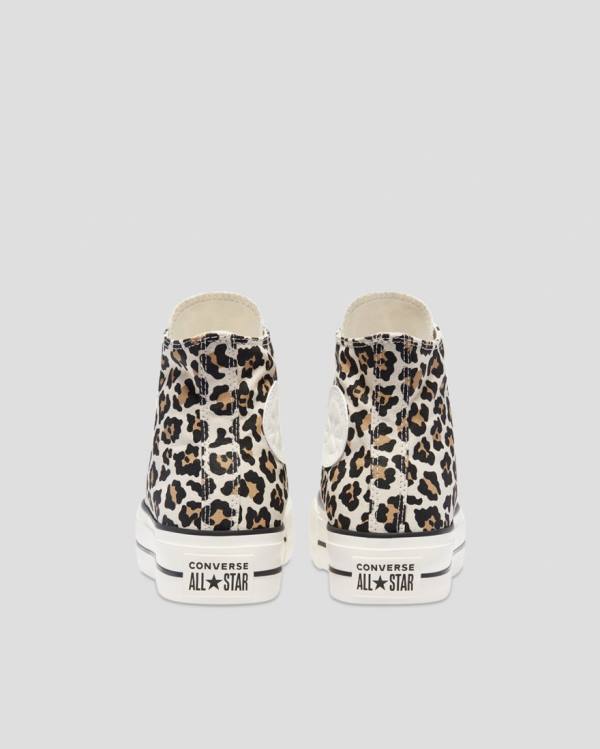 Zapatillas Altas Converse Chuck Taylor Lift Leopard Print Plataforma Leopardo | CV-432GXV