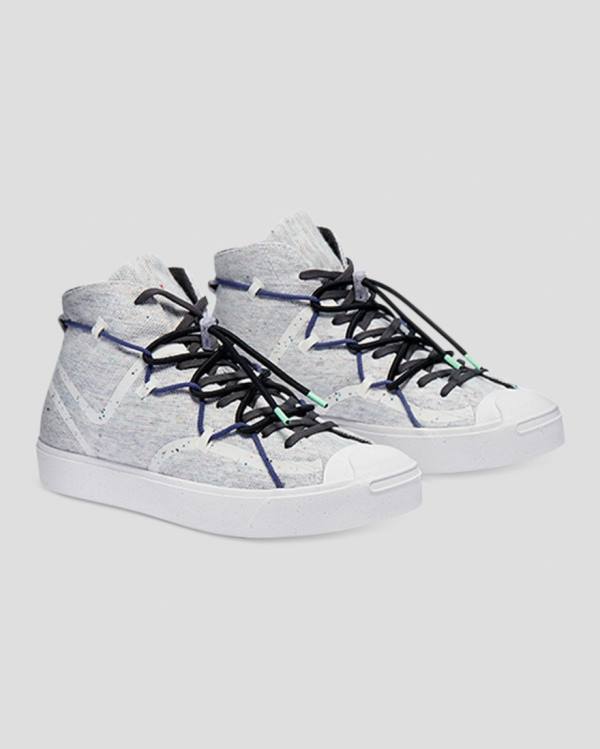 Zapatillas Altas Converse Jack Purcell Ralley Morphlon Gris | CV-829HYK