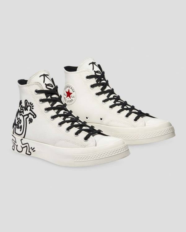 Zapatillas Altas Converse Keith Haring Chuck 70 Beige | CV-065NQI