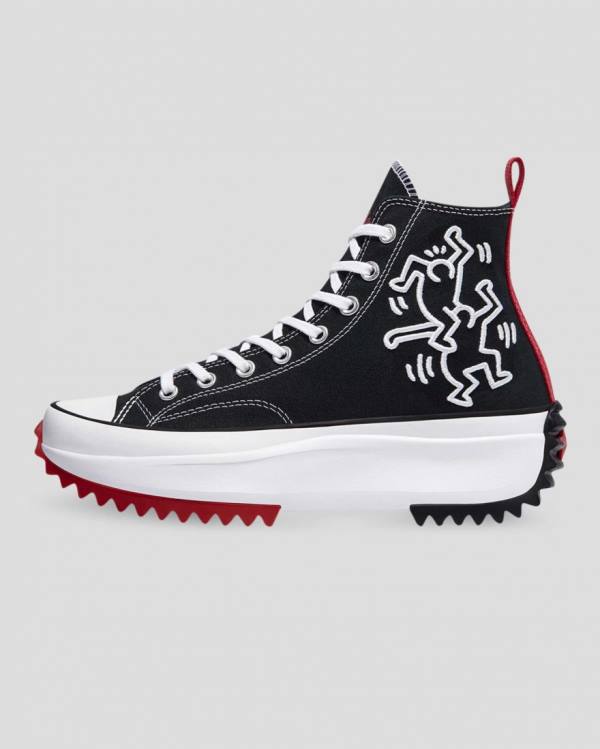 Zapatillas Altas Converse Keith Haring Run Star Hike Negras | CV-367AMQ