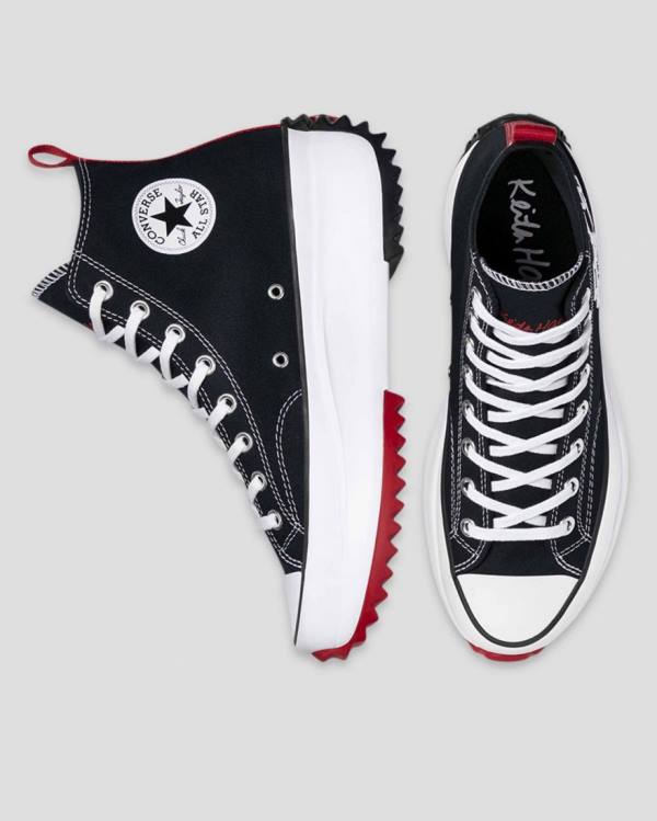 Zapatillas Altas Converse Keith Haring Run Star Hike Negras | CV-367AMQ