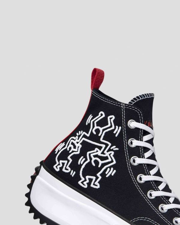 Zapatillas Altas Converse Keith Haring Run Star Hike Negras | CV-367AMQ