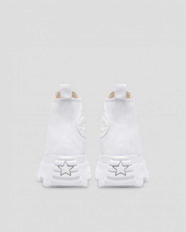 Zapatillas Altas Converse Run Star Hike All White Blancas | CV-875RWM