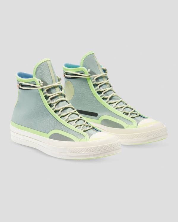 Zapatillas Altas Converse Seam Tape Chuck 70 Verde | CV-865DNH