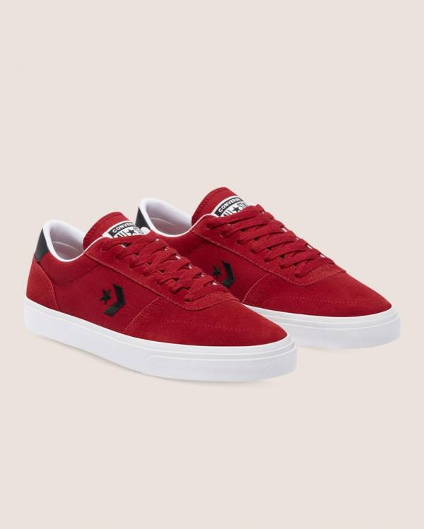 Zapatillas Bajas Converse Boulevard Gamuza Rojas | CV-741MEO