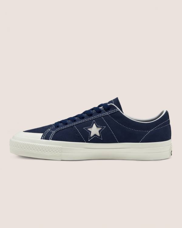 Zapatillas Bajas Converse CONS Alexis Sablone One Star Pro Gamuza Azules | CV-713XAE