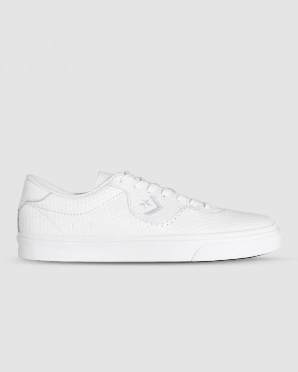 Zapatillas Bajas Converse CONS Louie Lopez Pro Cuero Blancas | CV-403NSH