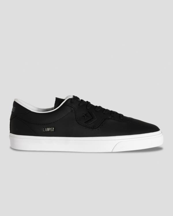 Zapatillas Bajas Converse CONS Louie Lopez Pro Cuero Negras | CV-861XOY