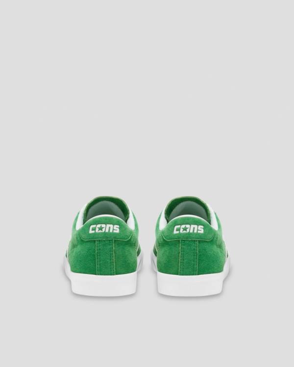 Zapatillas Bajas Converse Checkpoint Pro Pigskin Gamuza Verde | CV-389JAF