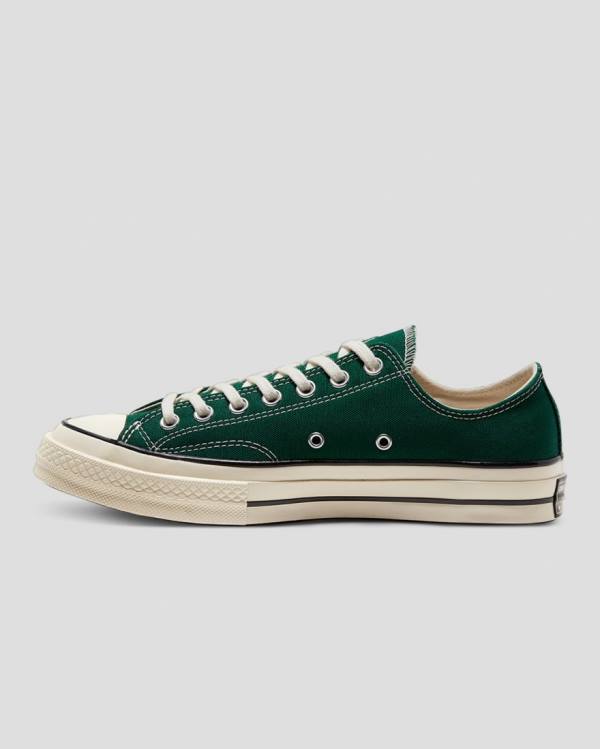 Zapatillas Bajas Converse Chuck 70 Organic Lona Verde | CV-287KVX