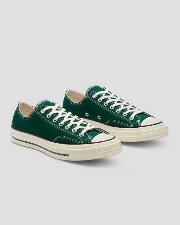 Zapatillas Bajas Converse Chuck 70 Organic Lona Verde | CV-974MNL