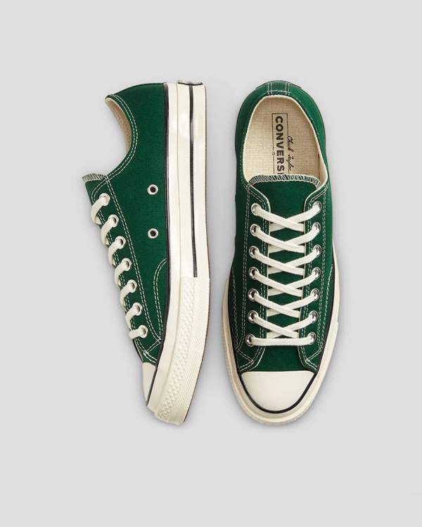 Zapatillas Bajas Converse Chuck 70 Organic Lona Verde | CV-974MNL